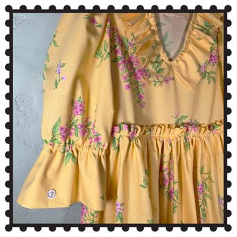 gul klänning 1